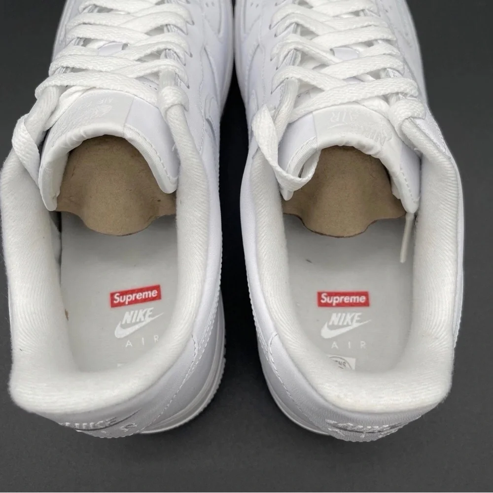 Nike Air Force 1 Low — White with Red Accent